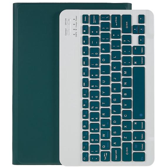 Pouzdro + klávesnice Samsung Galaxy Tab S7 T870/T875 / S8, Pen Slot, zelené