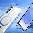 Pouzdro pro Samsung Galaxy S25, Electro MagSafe, modré + šňůrka na krk