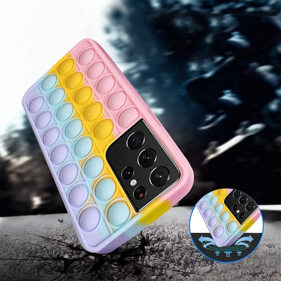 Pouzdro Push Bubble Pop It pro Samsung Galaxy S21 Ultra