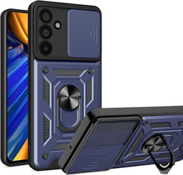 Pouzdro pro Samsung Galaxy M55 5G, CamShield Slide, modré