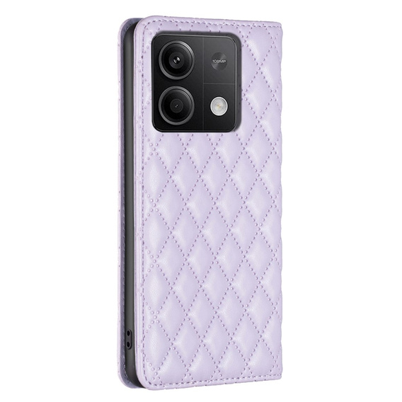 Klopové pouzdro pro Xiaomi Redmi Note 13 5G, Wallet, BINFEN COLOR, fialové