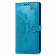 Klopové pouzdro pro Motorola Moto G24 / G24 Power / G04, Mandala, modré