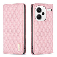 Klopové pouzdro pro Xiaomi Redmi Note 13 Pro+, Wallet, BINFEN COLOR, růžové