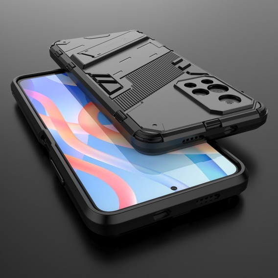 Pouzdro pro Xiaomi Poco M4 Pro 5G / Note 11S 5G, Military kickstand, modré