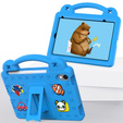 Dětské pouzdro pro iPad mini 8.3" 2021 (6 gen.) / iPad mini 8.3" 2024 (7 gen.), Cute Patterns, se stojánkem, modré
