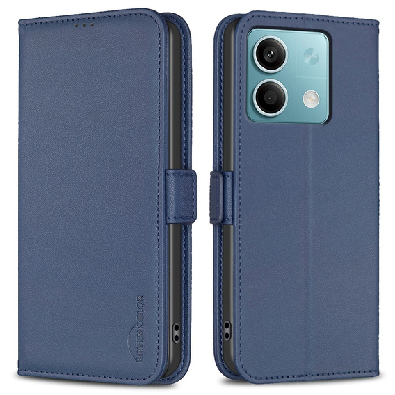 Klopové pouzdro pro Xiaomi Redmi Note 13 5G, BINFEN Wallet, modré