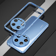 Pouzdro pro Xiaomi 14 Ultra, Armor Bumper, s krytem objektivu, modrá / stříbrná
