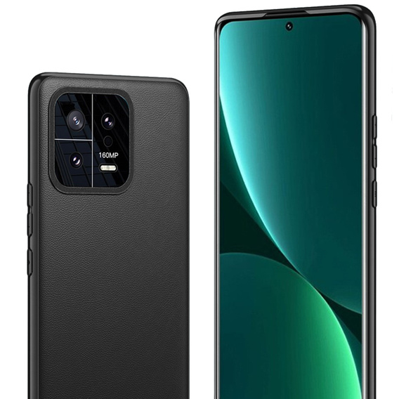 Kožené pouzdro pro Xiaomi 13, leather hybrid, černé