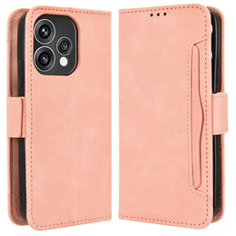 Pouzdro s klopou Card Slot pro Oppo Reno 15, růžové
