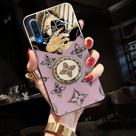 Fashion Pouzdro pro Samsung Galaxy A50/A50S/A30S, fialové