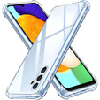 Pouzdro pro Samsung Galaxy A54 5G, Anti-Shock, průhledné + sklo 9H