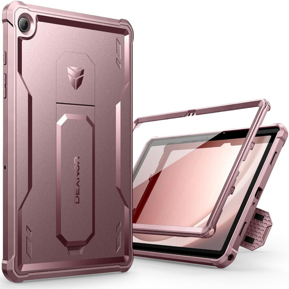 Pancéřové pouzdro pro Galaxy Tab A9+ Plus, Dexnor Full Body, růžové