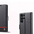 Klopové pouzdro pro Samsung Galaxy S24 Ultra, Carbon LC.IMEEKE, černé