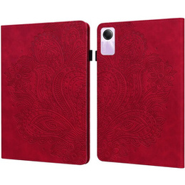 Pouzdro s klopou pro Xiaomi Redmi Pad SE 11", flower, červené