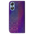 Klopové pouzdro pro Oppo A17, Wallet mandala, fialové