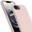 Pouzdro pro iPhone 16e, Silicone MagSafe, růžové