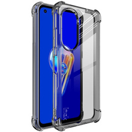 IMAK pouzdro pro Asus Zenfone 9 5G / 10 5G, Dropproof, transparentní / černé