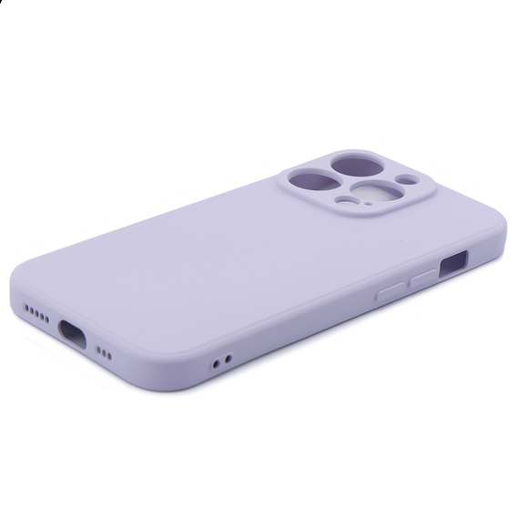 Pouzdro pro iPhone 15 Pro, Silicone Lite, fialové