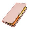 Pouzdro Dux Ducis pro Xiaomi Redmi Note 13 5G, Skinpro, růžové rose gold