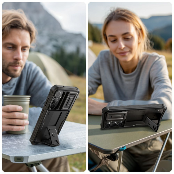 Pevné pouzdro Tech-Protect Kevlar Cam+ pro Samsung Galaxy S25 FE