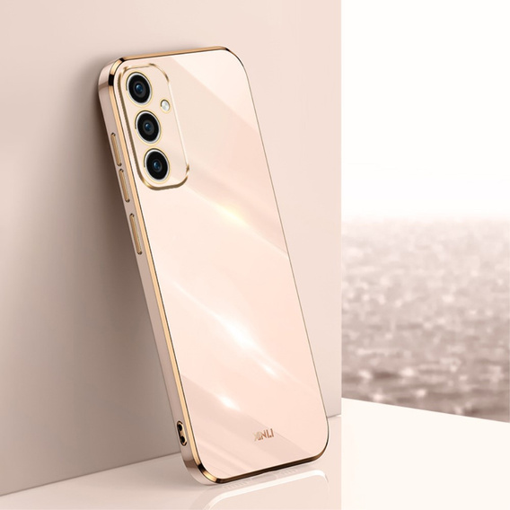 Pouzdro pro Samsung Galaxy A35 5G, Glamour CamShield, růžové