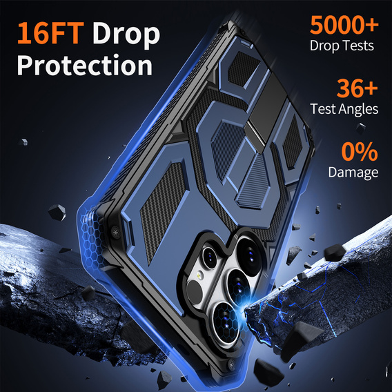 Ochranné pouzdro s podstavcem kompatibilní s MagSafe pro Samsung Galaxy S26 Ultra