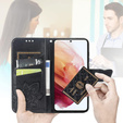 Klopové pouzdro pro Oppo Reno 11F 5G, Butterfly, černé