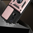 Pouzdro pro Xiaomi Poco F5 Pro, CamShield Slide, růžové rose gold