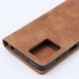 Pouzdro pro Motorola Moto G13/ G23 4G, ERBORD Vintage peněženka s klopou, hnědé