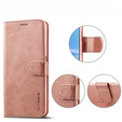 Klopové pouzdro pro Oppo A17, LC.IMEEKE, růžové rose gold