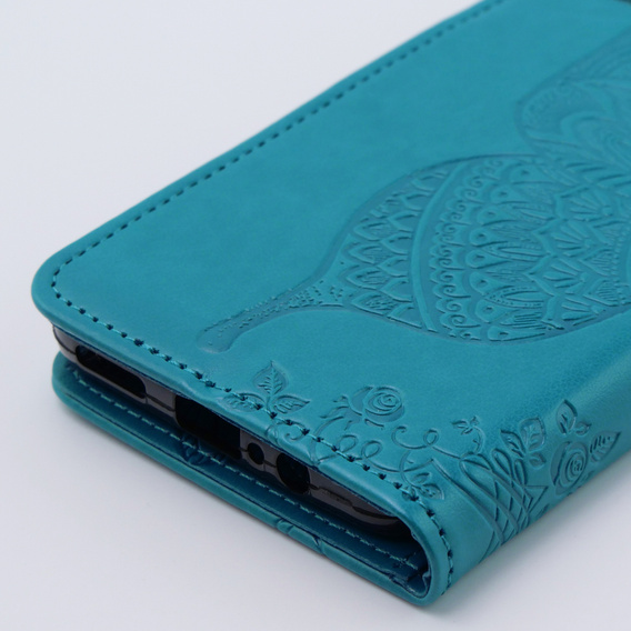 Klopové pouzdro pro Motorola Moto G54 5G, Butterfly, modré