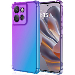 Pouzdro pro Motorola Edge 50 Neo / Motorola ThinkPhone 25, Gradient Dropproof, Fialová / modrá