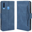 Klopové pouzdro pro Samsung Galaxy A20s, Card Slot, námořnicky modré