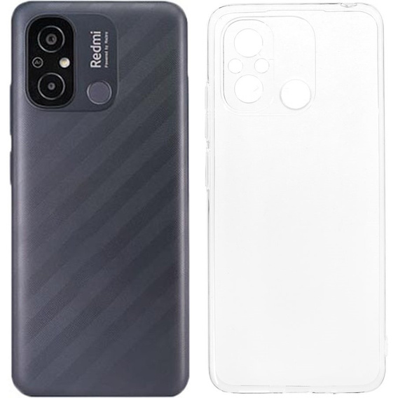 Tenké pouzdro pro Xiaomi Redmi 12C/11A 4G, Slim, průhledné