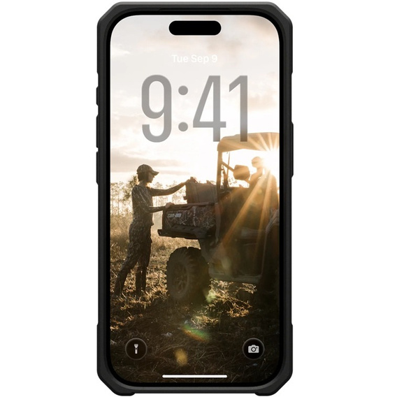 Pouzdro Urban Armor Gear pro iPhone 17 Pro Max, Monarch Pro MagSafe, oranžové
