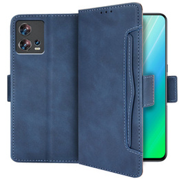 Klopové pouzdro pro Motorola Edge 30 Fusion 5G, Card Slot, modré