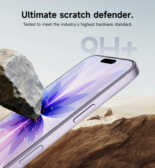 2x tvrzené sklo SURITCH pro iPhone 17 / 16 Pro