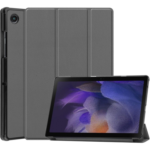 Pouzdro pro Samsung Galaxy Tab A8 10.5 SM-X200 SM-X205, Smartcase, šedé