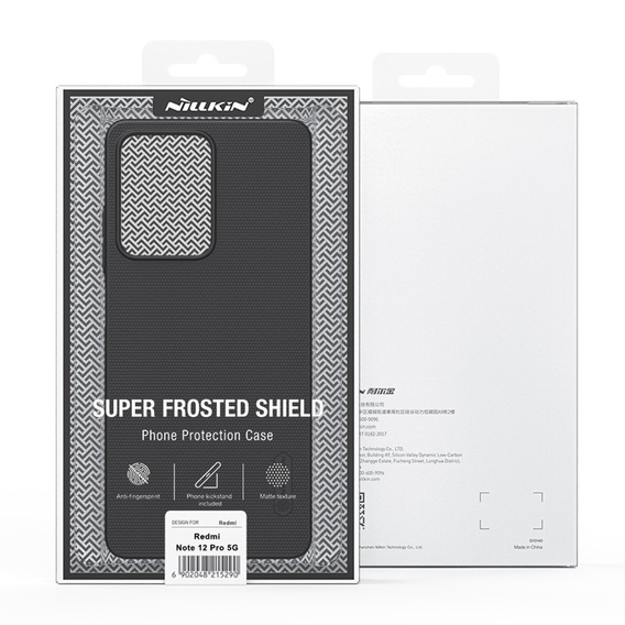 Pouzdro NILLKIN pro Xiaomi Poco X5 Pro 5G, Super Frosted Shield Case, černé