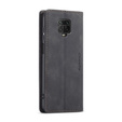 Pouzdro CASEME pro Xiaomi do Redmi Note 9s / 9 Pro, Leather Wallet Case, černé