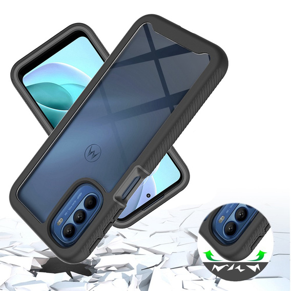Pouzdro pro Motorola Moto G51 5G, Shockproof, s fólií, modré