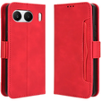 Klopové pouzdro pro OnePlus Nord 4, Card Slot, červené