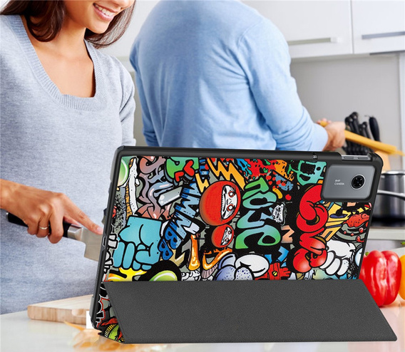 Pouzdro pro Lenovo Idea Tab 11" 2025 TB336FU TB336ZU, s funkcí stojánku, Smartcase, Galaxy