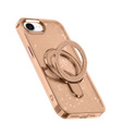 Pouzdro iPhone 16e, Glittery Magnetic Kickstand, růžové rose gold