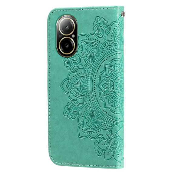 Klopové pouzdro pro Realme C67, Mandala, zelené