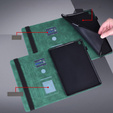 Pouzdro s klopou pro Xiaomi Redmi Pad SE 11", flower, zelené