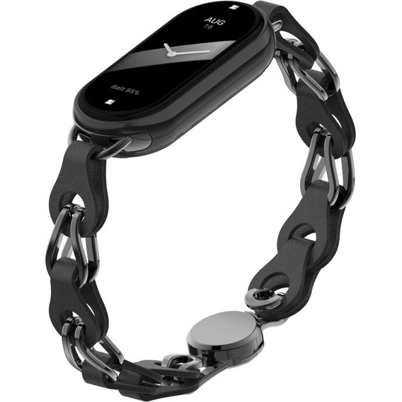 Dámský náramek pro Xiaomi Smart Band 10 / 9 / 8, černé