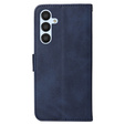 Klopové pouzdro pro Samsung Galaxy A34 5G, Leather Wallet, námořnicky modré
