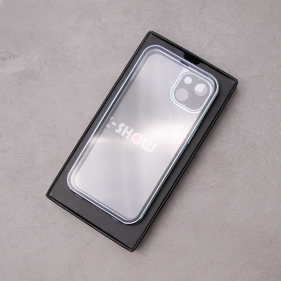Pouzdro pro iPhone 13, Magnetic Dual Glass, modré