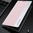 Klopové pouzdro pro Samsung Galaxy A54 5G, Side Magnetic, růžové